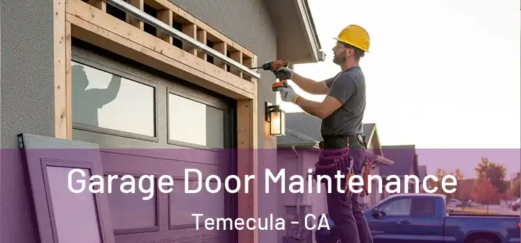  Garage Door Maintenance Temecula - CA